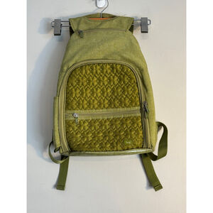 LUG Dodger Mini Backpack Green Soft Padded Contoured Cargo pockets Lightweight